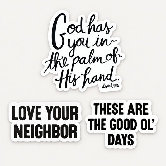 Encouragement Stickers | Choose Your Message | Modern Burlap — options sold individually