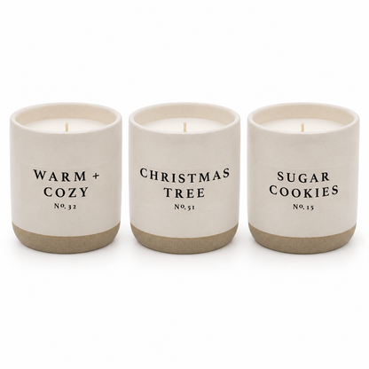 Sweet Water Decor 12 oz stoneware candles — options sold individually