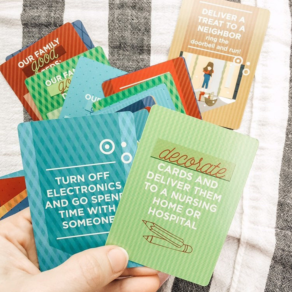 Kindness Cards sample activity prompts