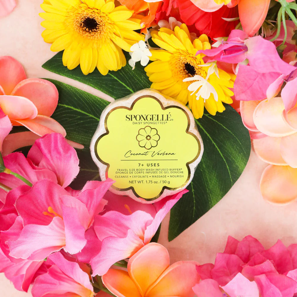 Coconut Verbena | Daisy Spongette | Choose Your Fragrance | Spongellé