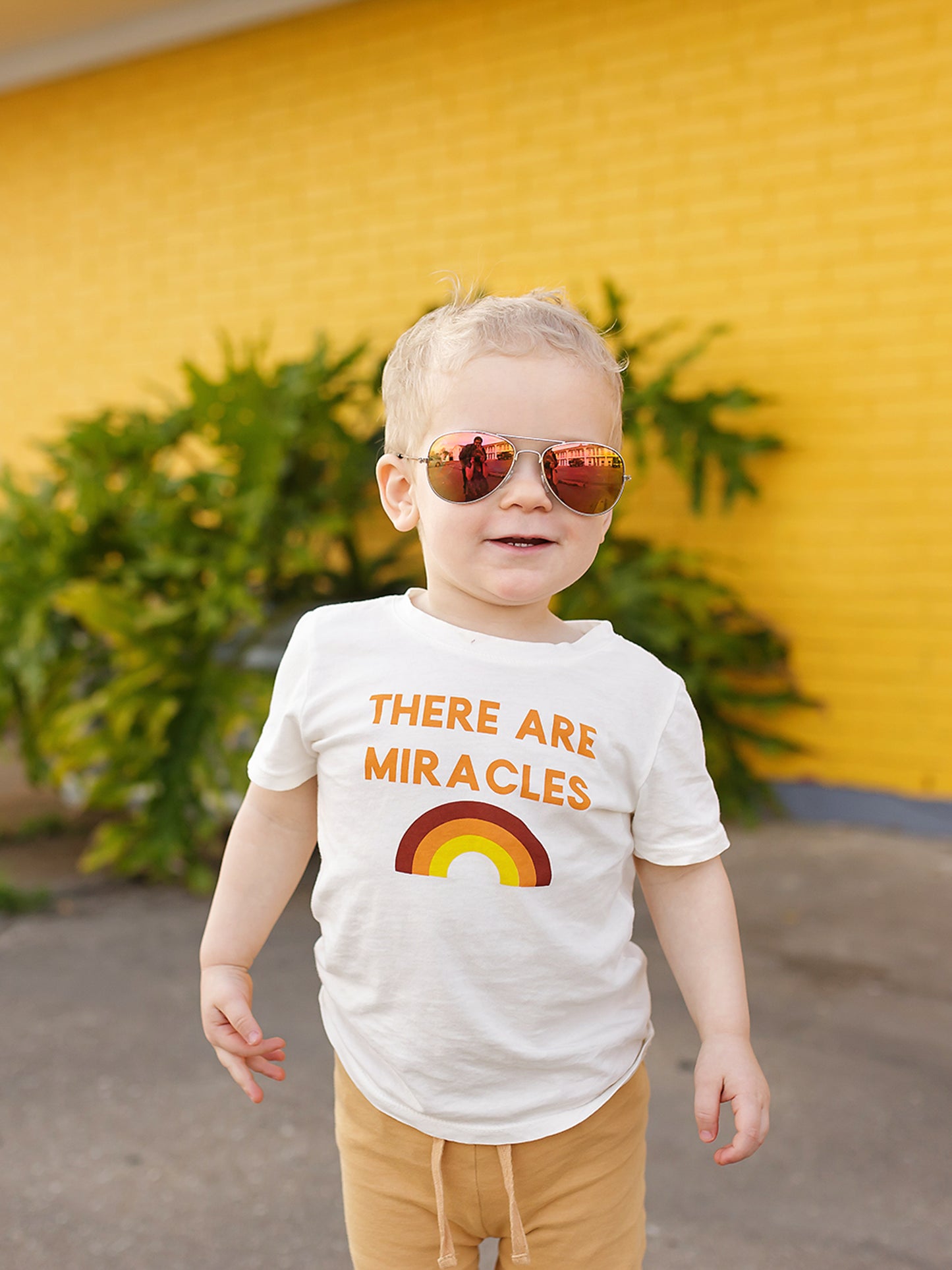 There are miracles Kid's Crewneck Tee