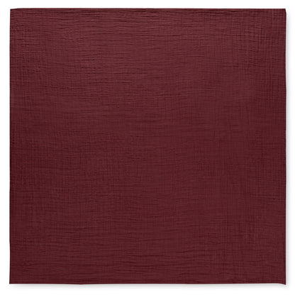 Maroon Organic Swaddle | GOTS Certified Organic Cotton Muslin