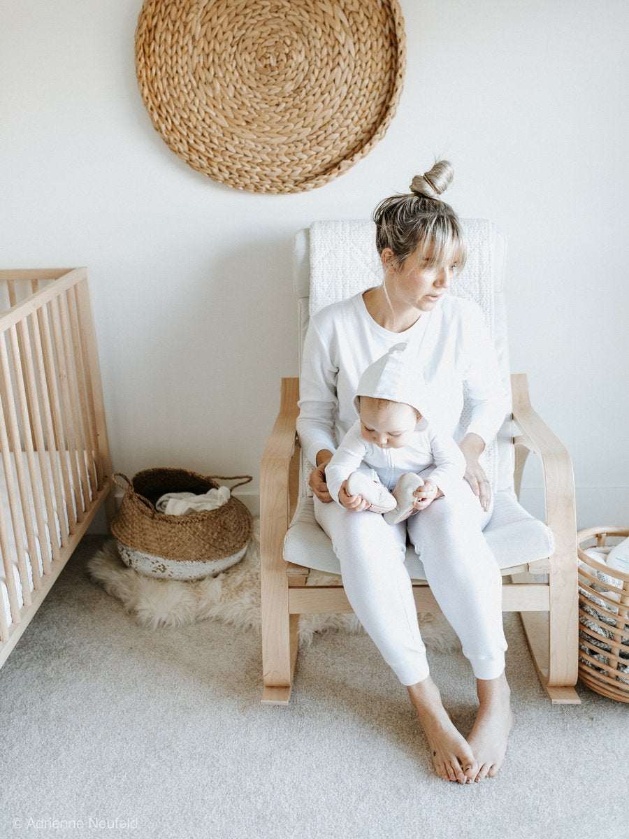 Women's organic cotton thermal pajama set