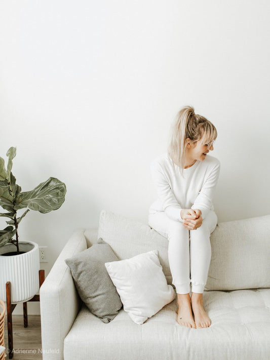 FINAL SALE - Women's Organic Thermal Pajama Set - 11 Colors