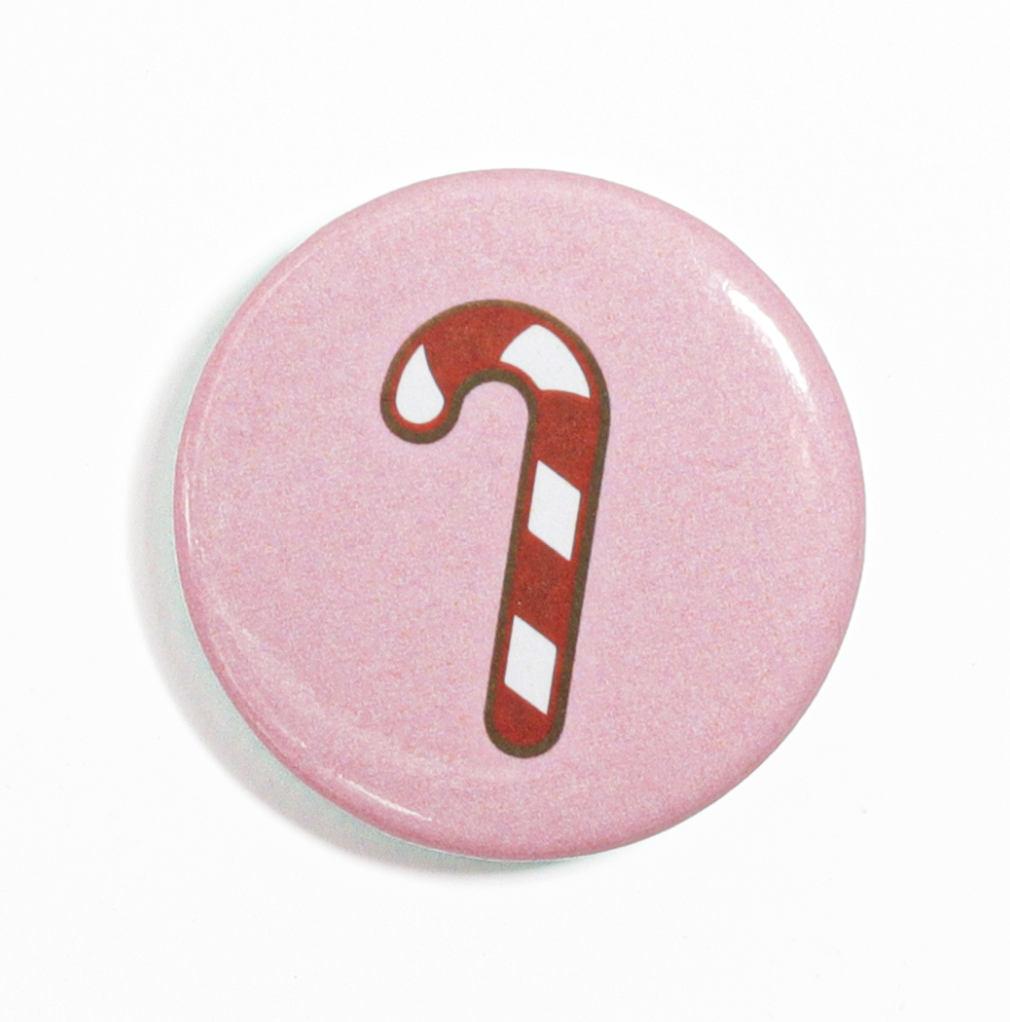 The Penny Paper Co. - Candy Cane Button