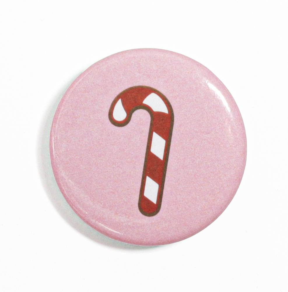 The Penny Paper Co. - Candy Cane Button