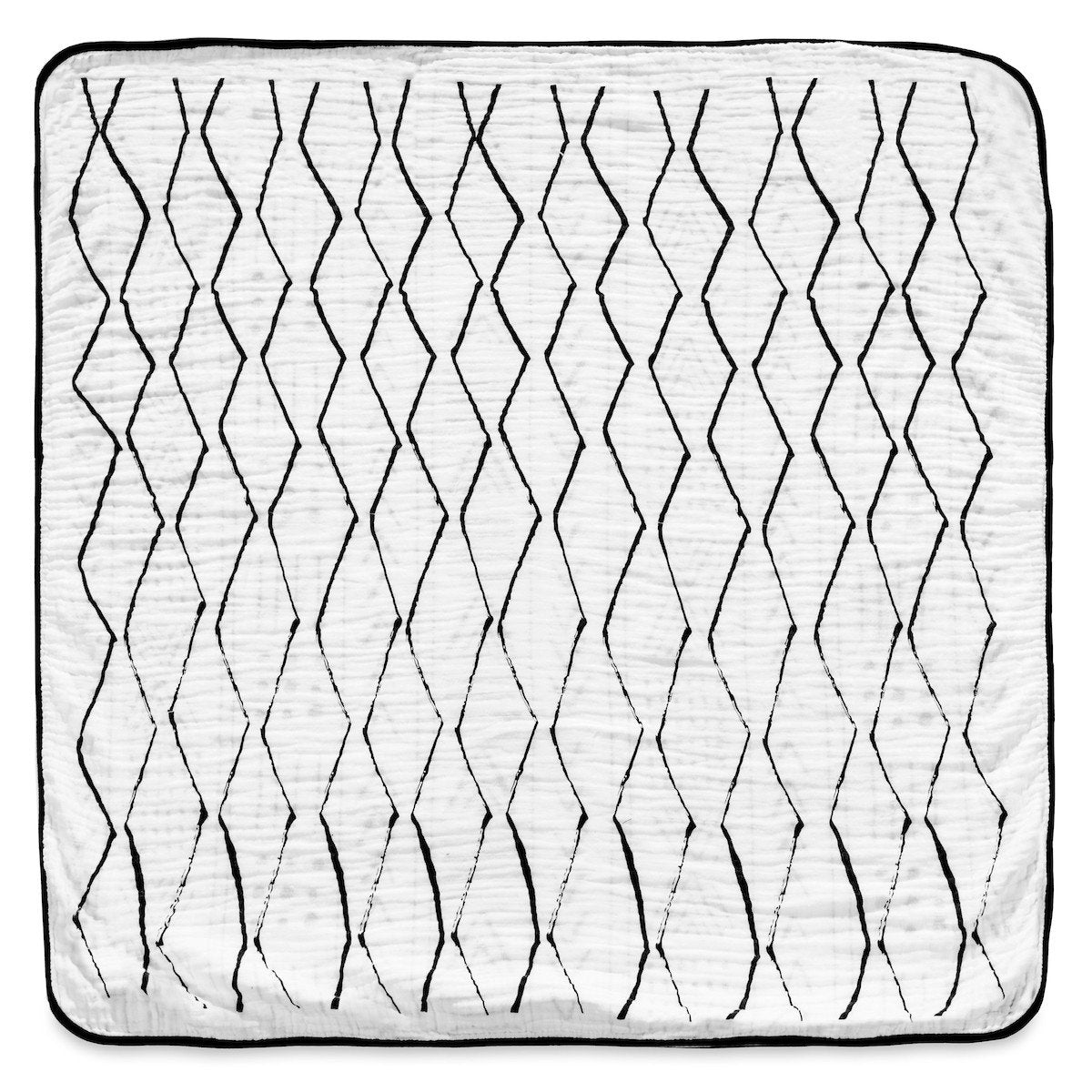 Mud Cloth and Moroccan reversible organic muslin quilt by Modern Burlap