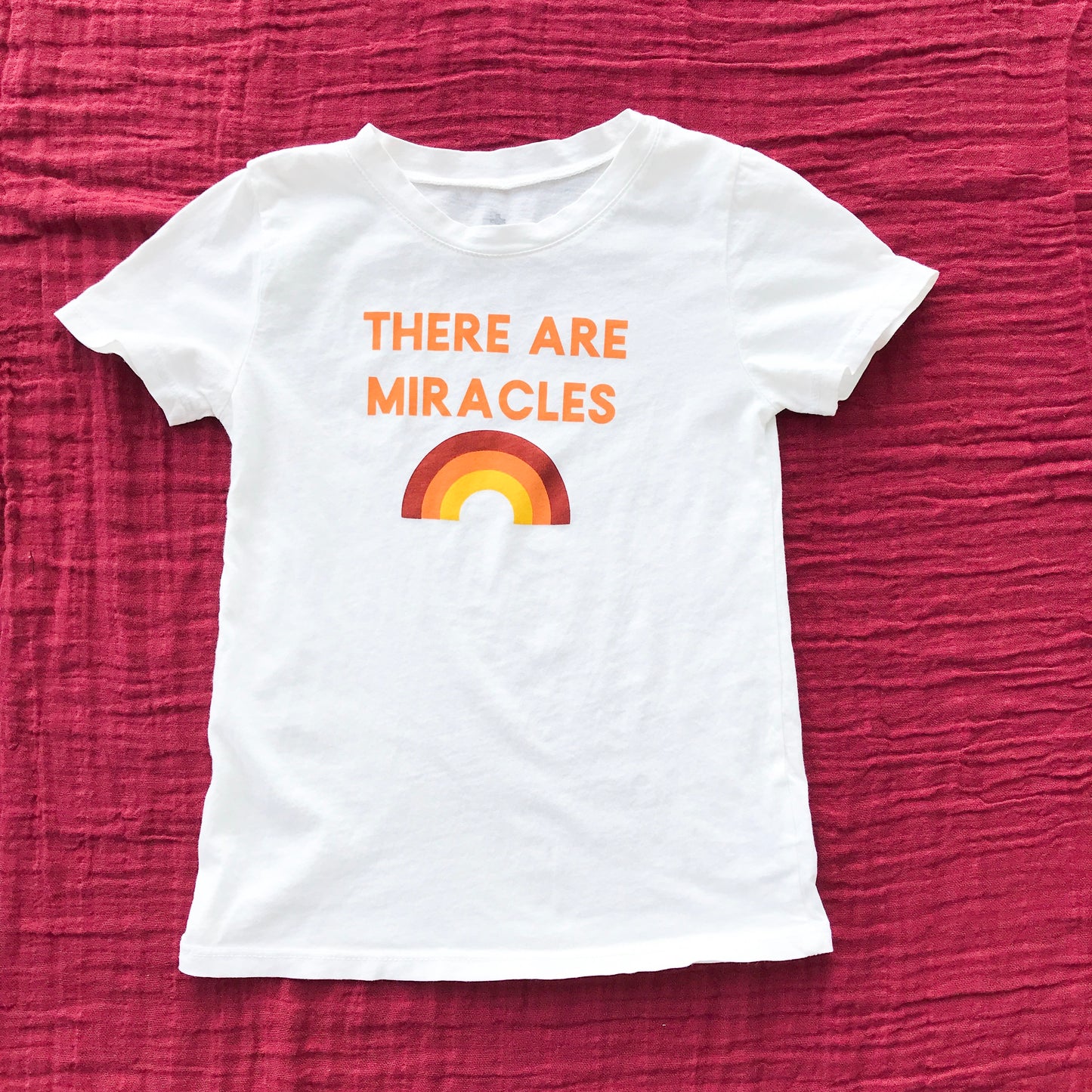 There are miracles Kid's Crewneck Tee