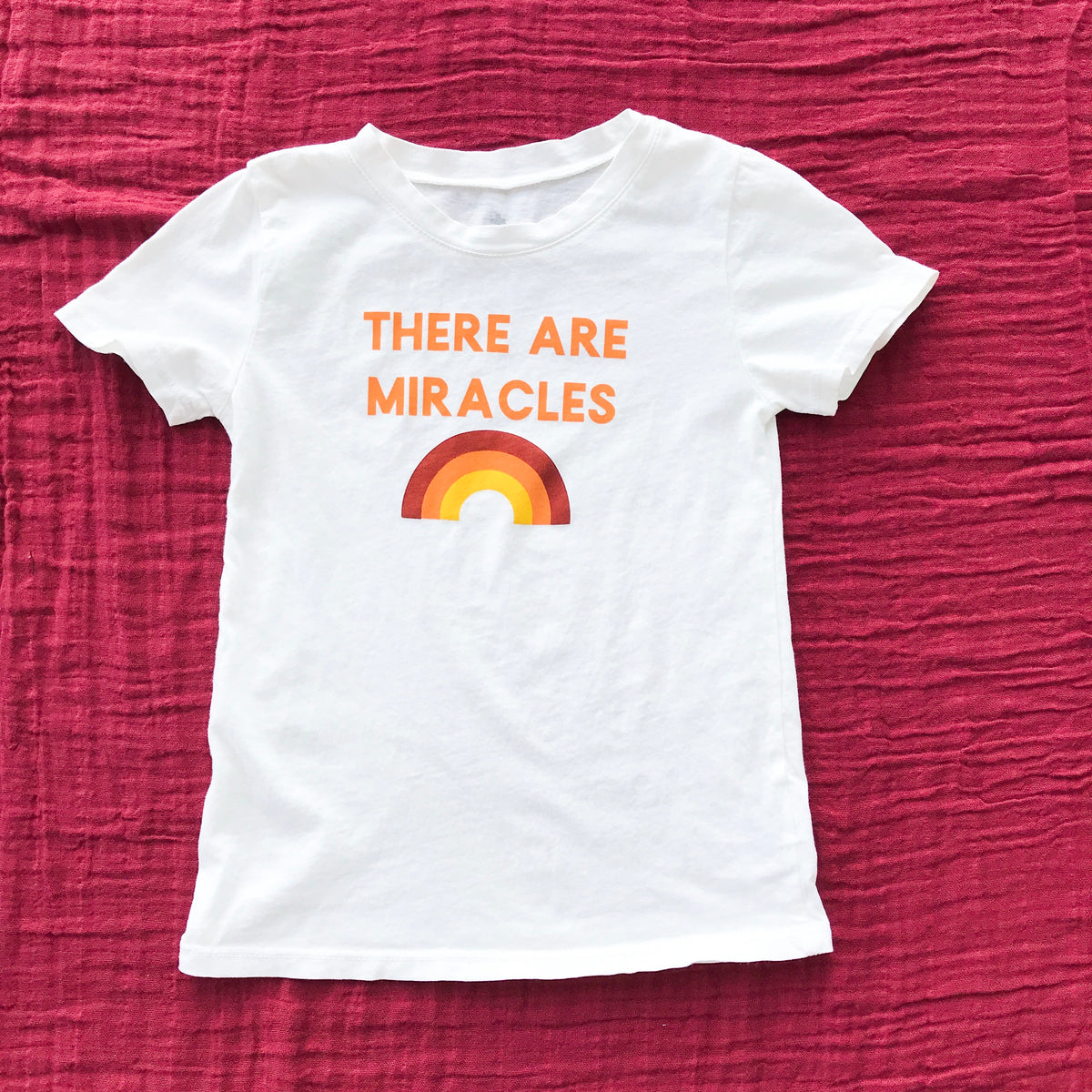 There are miracles Kid's Crewneck Tee