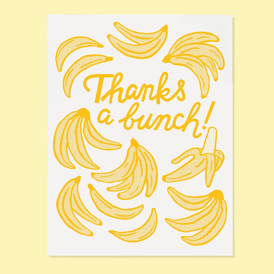 The Good Twin -  Banana Thanks Card