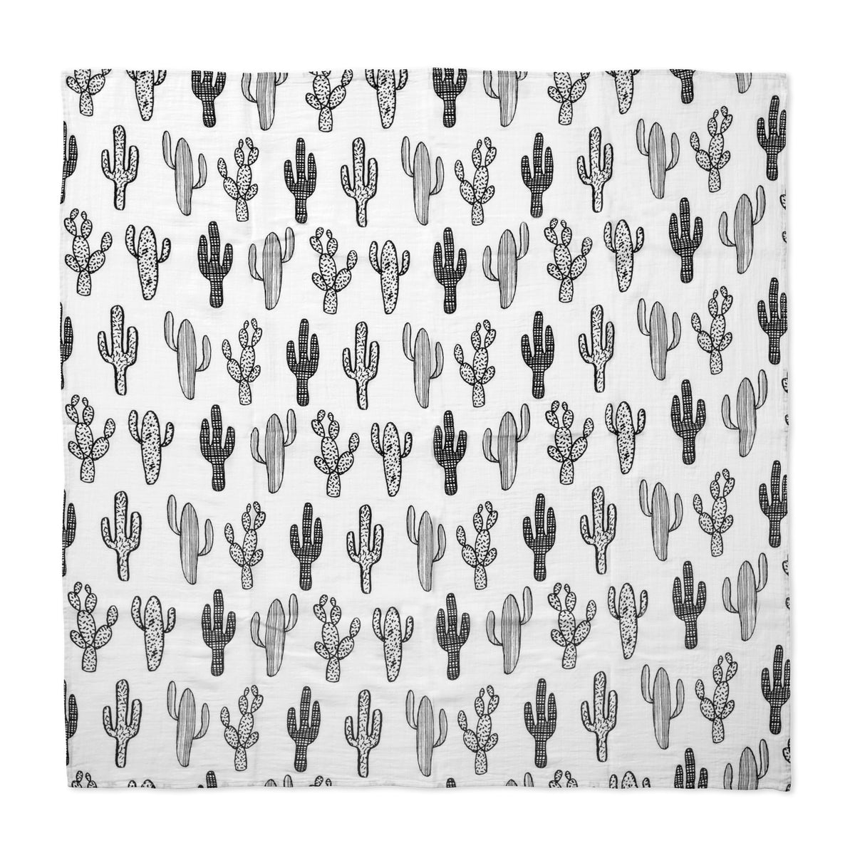 Cactus organic cotton muslin swaddle by Modern Burlap