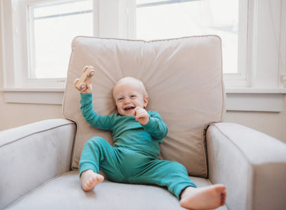 Organic Baby + Kids Pajama Set | Pine Green