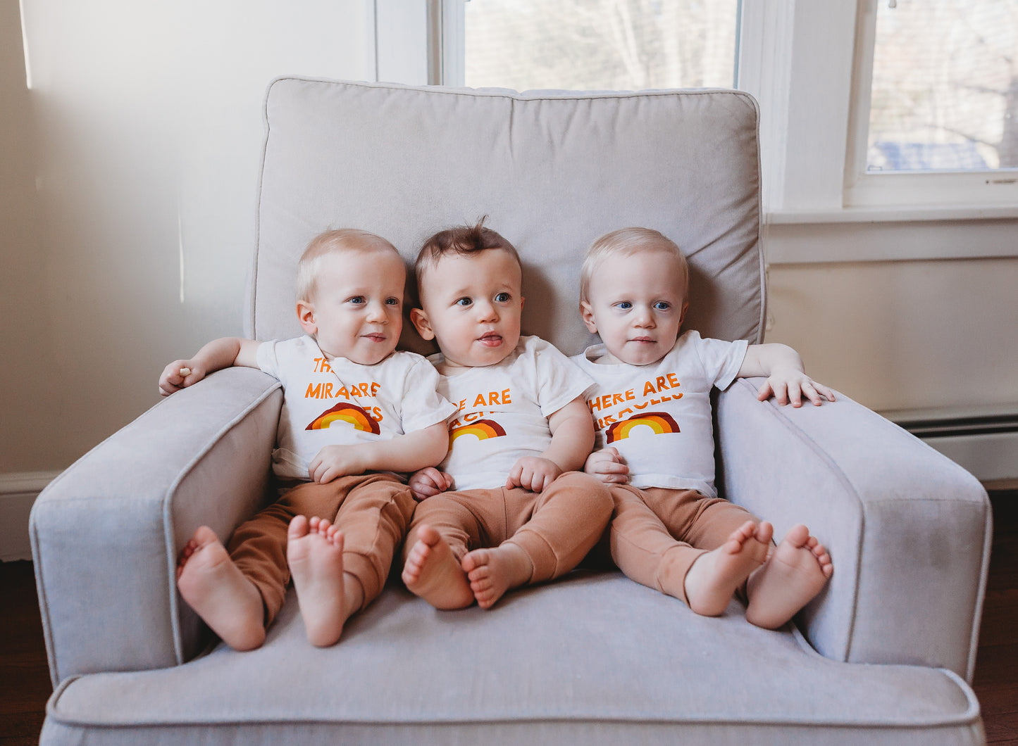 There are miracles Kid's Crewneck Tee