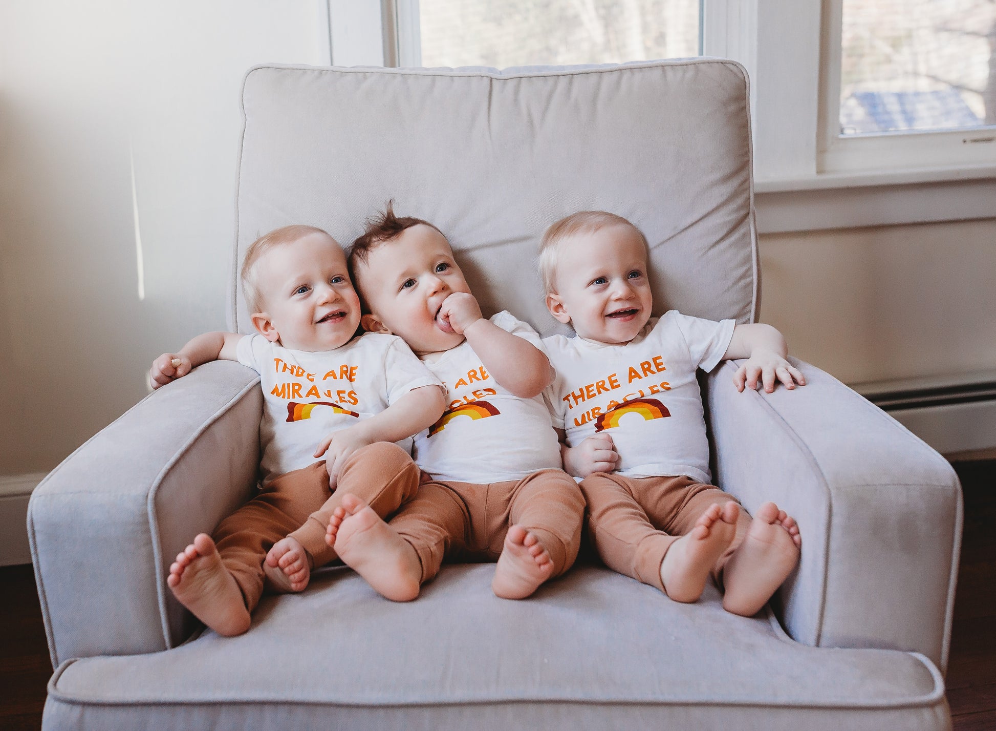 There are miracles Kid's Crewneck Tee