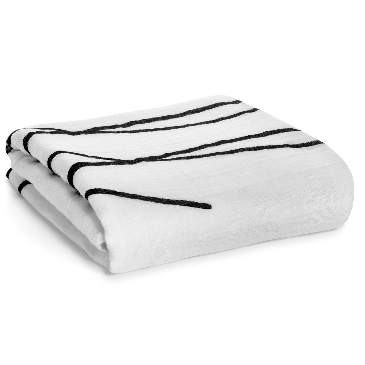 Folded All Is Calm All Is Bright Organic Swaddle.