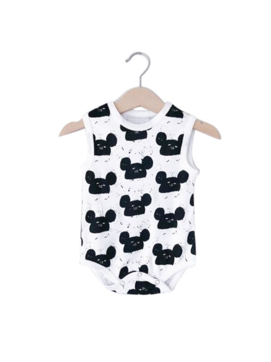 Organic Baby Tank Bodysuit | GOTS Certified Organic Cotton | Signature Prints | Sizes 0 to 24 Months