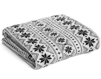 Nordic Winter Organic Swaddle | GOTS Certified Organic Cotton Muslin