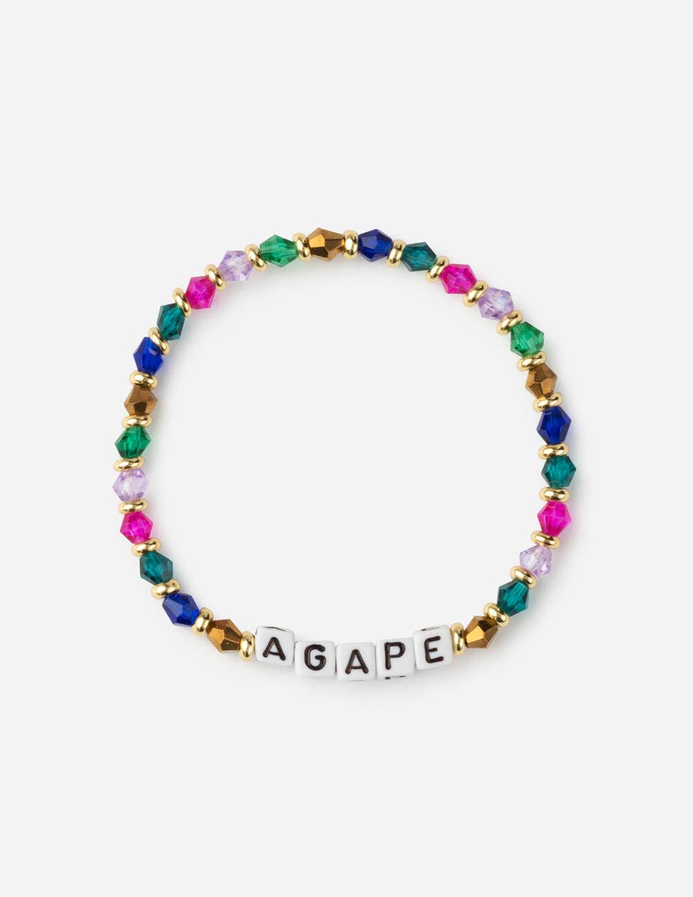Agape Letter Bracelet: Small