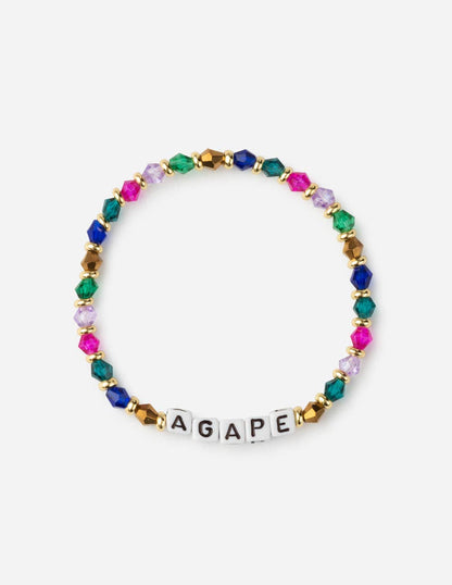 Agape Letter Bracelet: Small