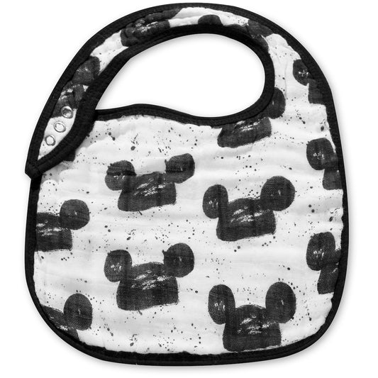 Modern Mouse organic muslin bib by Modern Burlap