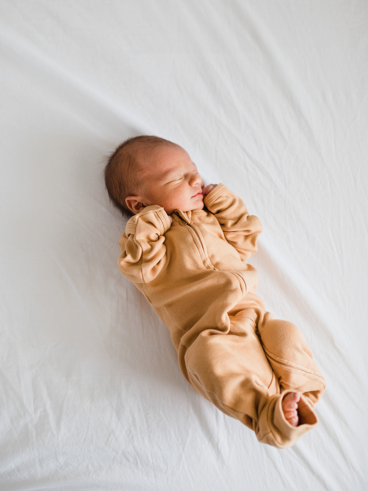 Organic Zip Coverall | GOTS Certified Organic Cotton | Solid Colors