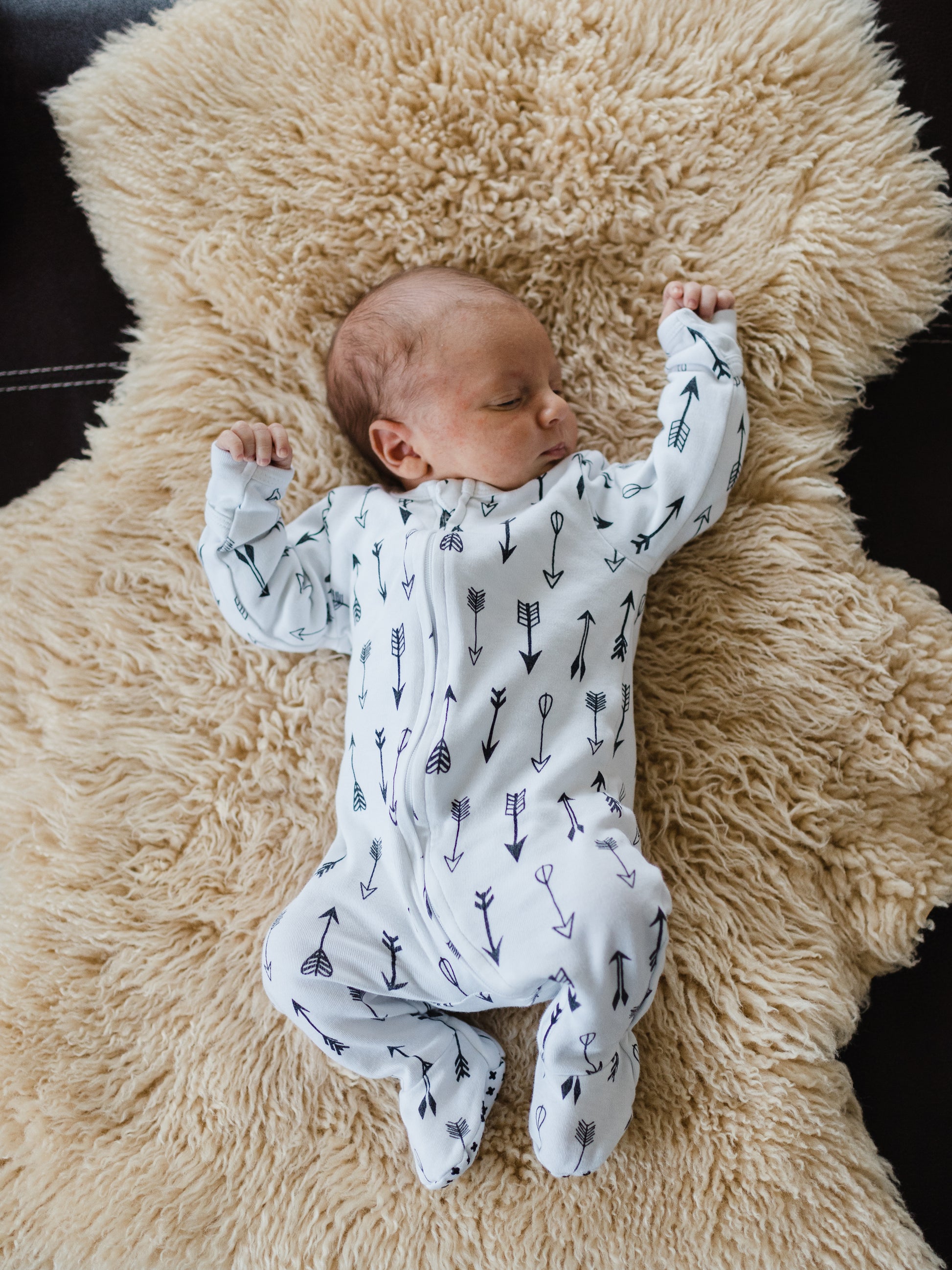 Organic Zip Footie | GOTS Certified Organic Cotton | Signature Prints