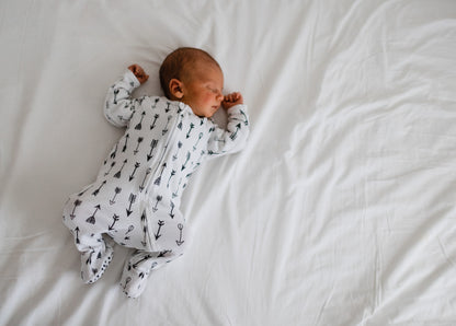 Organic Zip Footie | GOTS Certified Organic Cotton | Signature Prints
