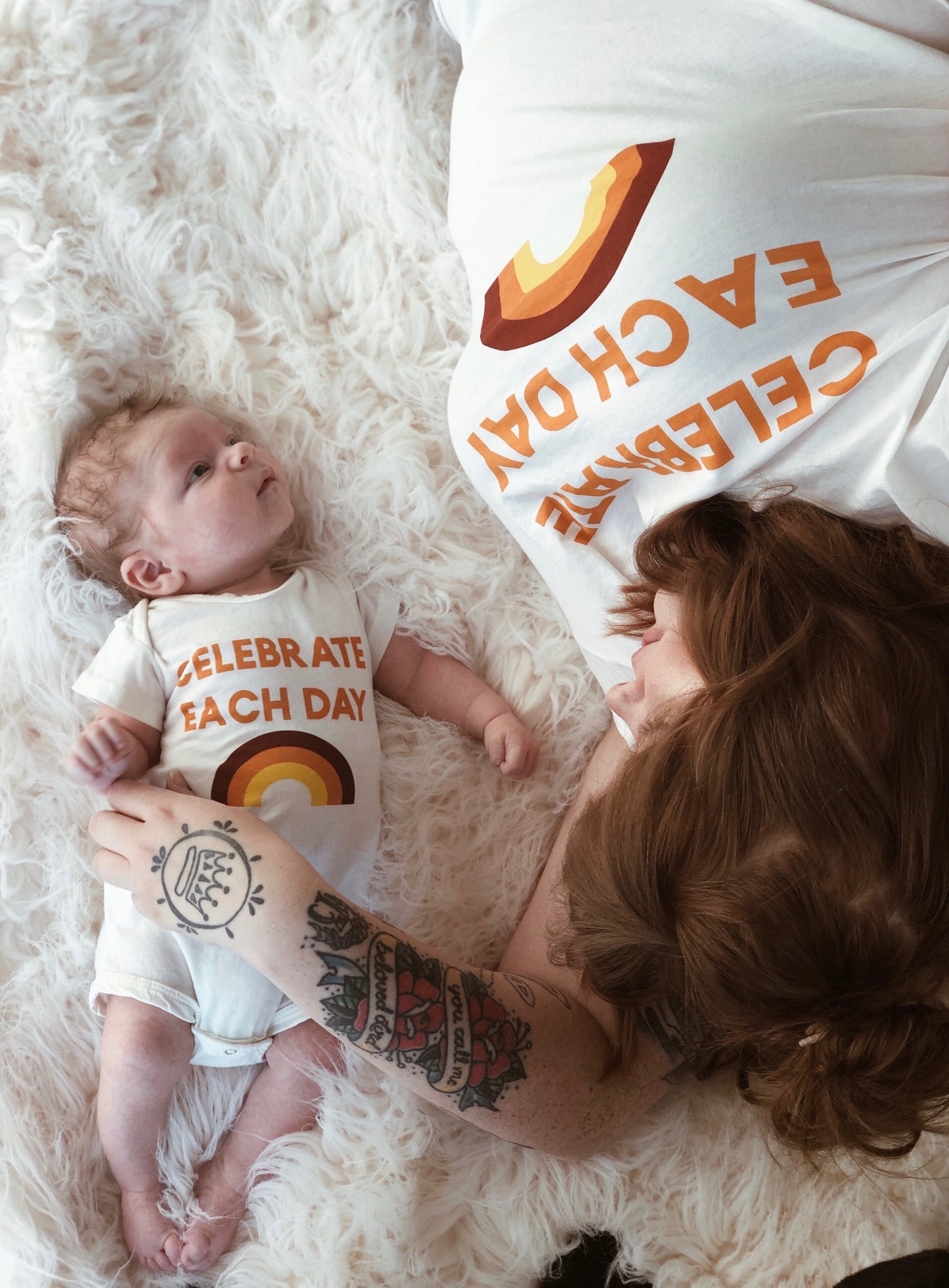 Celebrate Each Day organic cotton women's tee by Modern Burlap