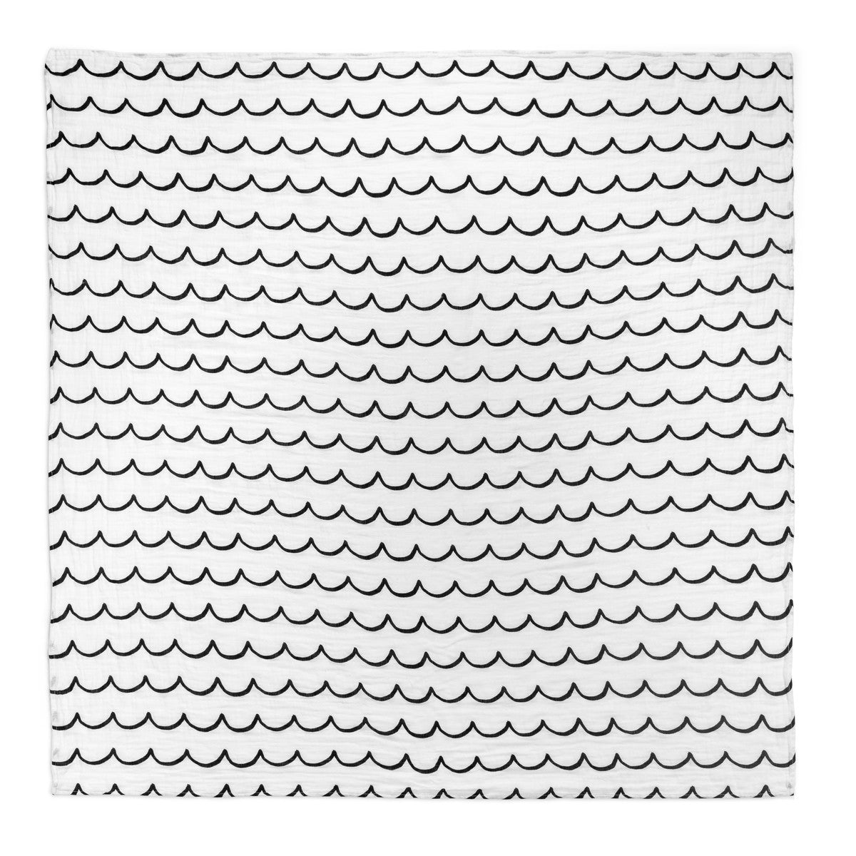 Waves Organic Swaddle | GOTS Certified Organic Cotton Muslin