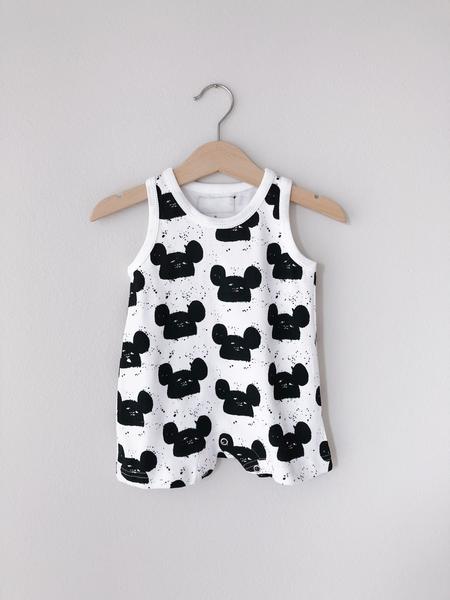 Organic Tank Romper | GOTS Certified Organic Cotton | Signature Prints