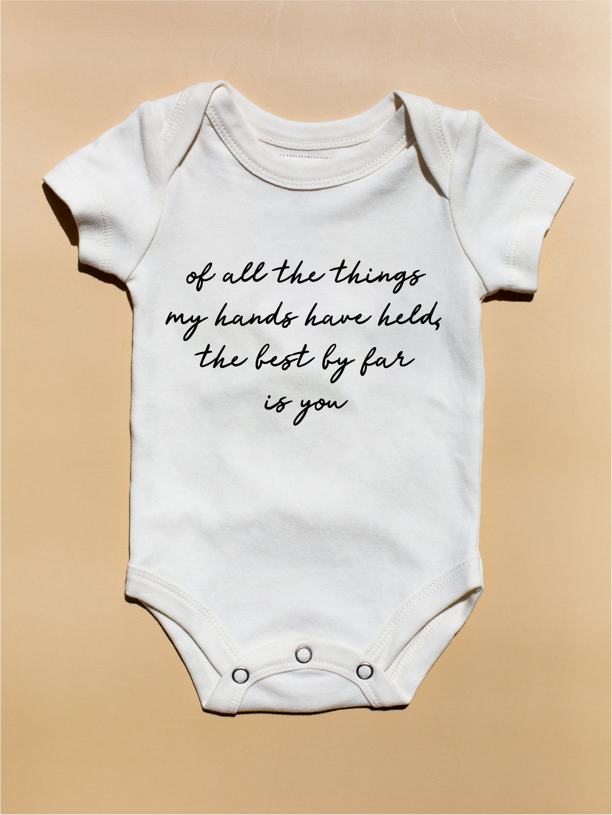 GOTS Certified Organic Cotton Bodysuit - Inspirational