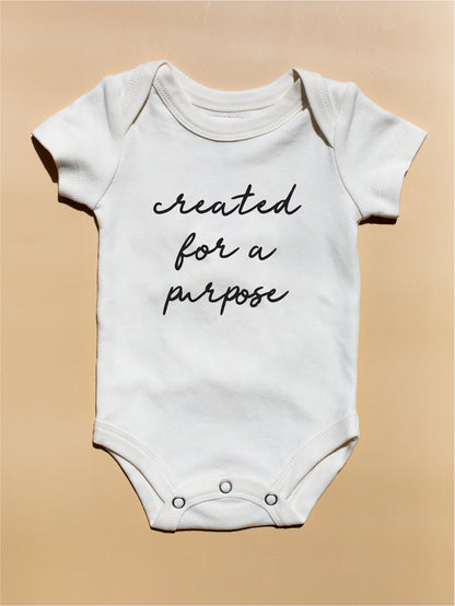 GOTS Certified Organic Cotton Bodysuit - Inspirational
