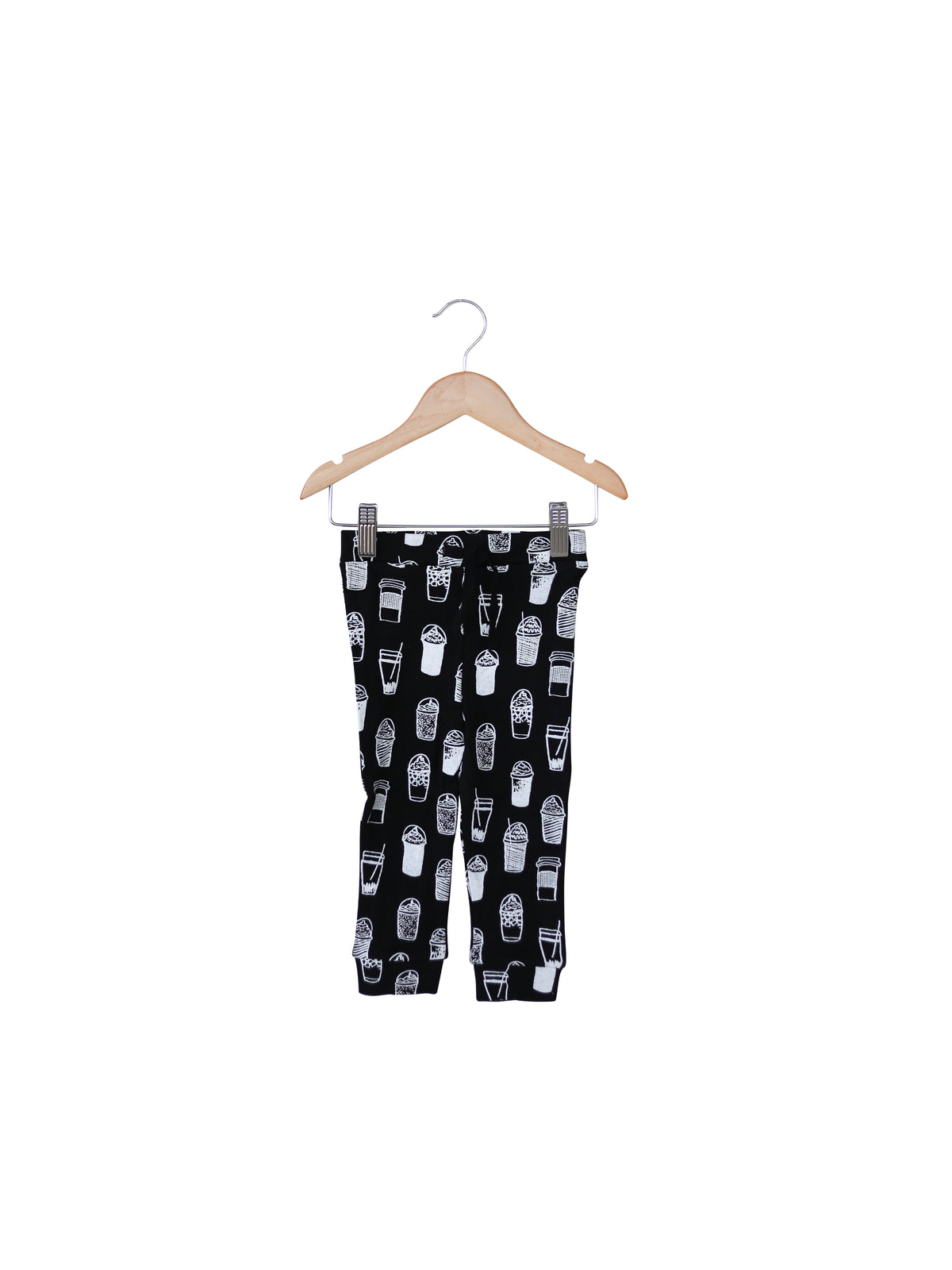 Organic baby and kids faux drawstring pant in signature prints – alternate view 7