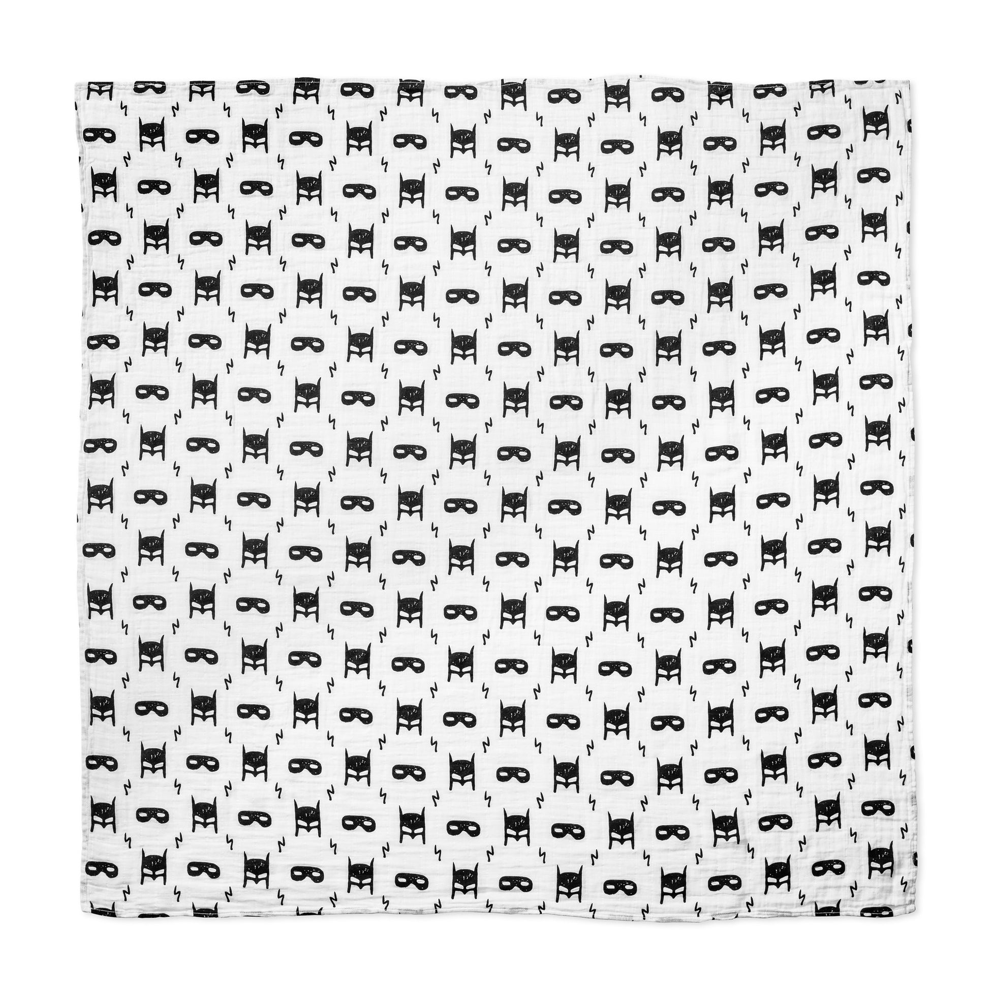 Hero Struck organic cotton muslin swaddle by Modern Burlap