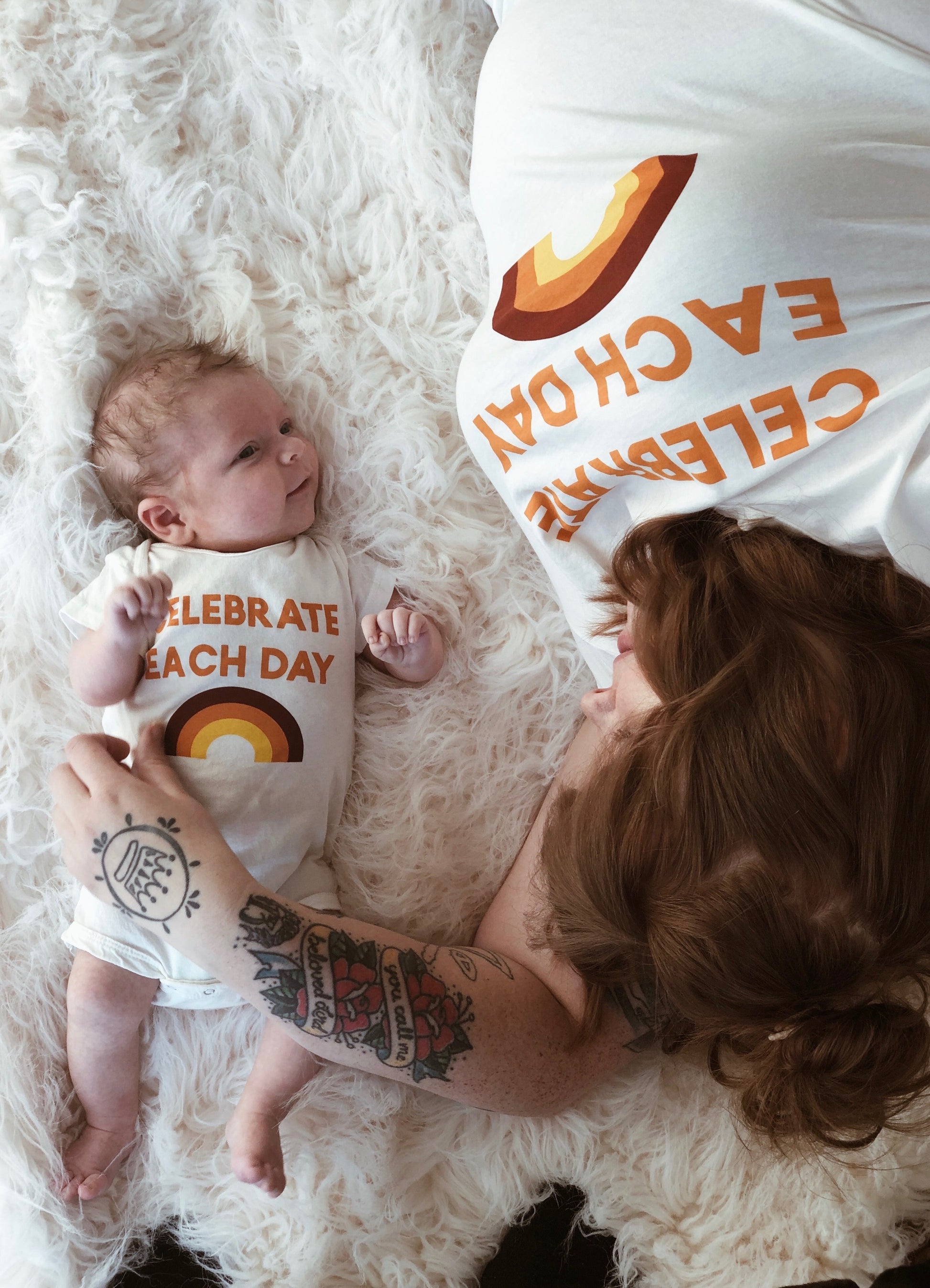 Celebrate Each Day organic cotton women's tee by Modern Burlap