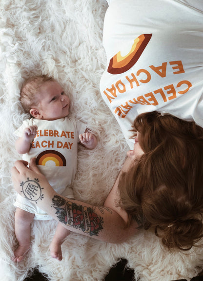 Celebrate Each Day organic cotton women's tee by Modern Burlap