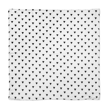 Triangles Organic Swaddle | GOTS Certified Organic Cotton Muslin
