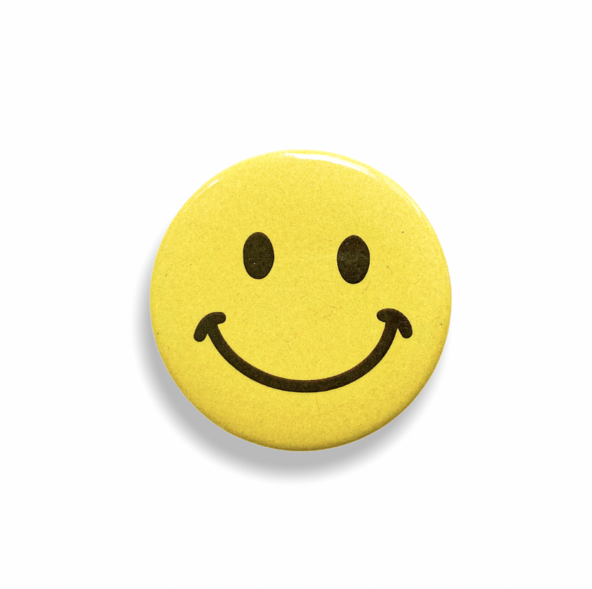 The Penny Paper Co. - Button, Retro Happy Face