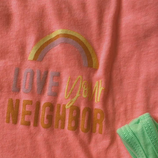 Love Your Neighbor Kids Tank | GOTS Certified Organic Cotton product video