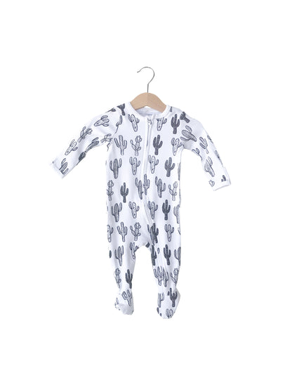 Organic Zip Footie | GOTS Certified Organic Cotton | Signature Prints