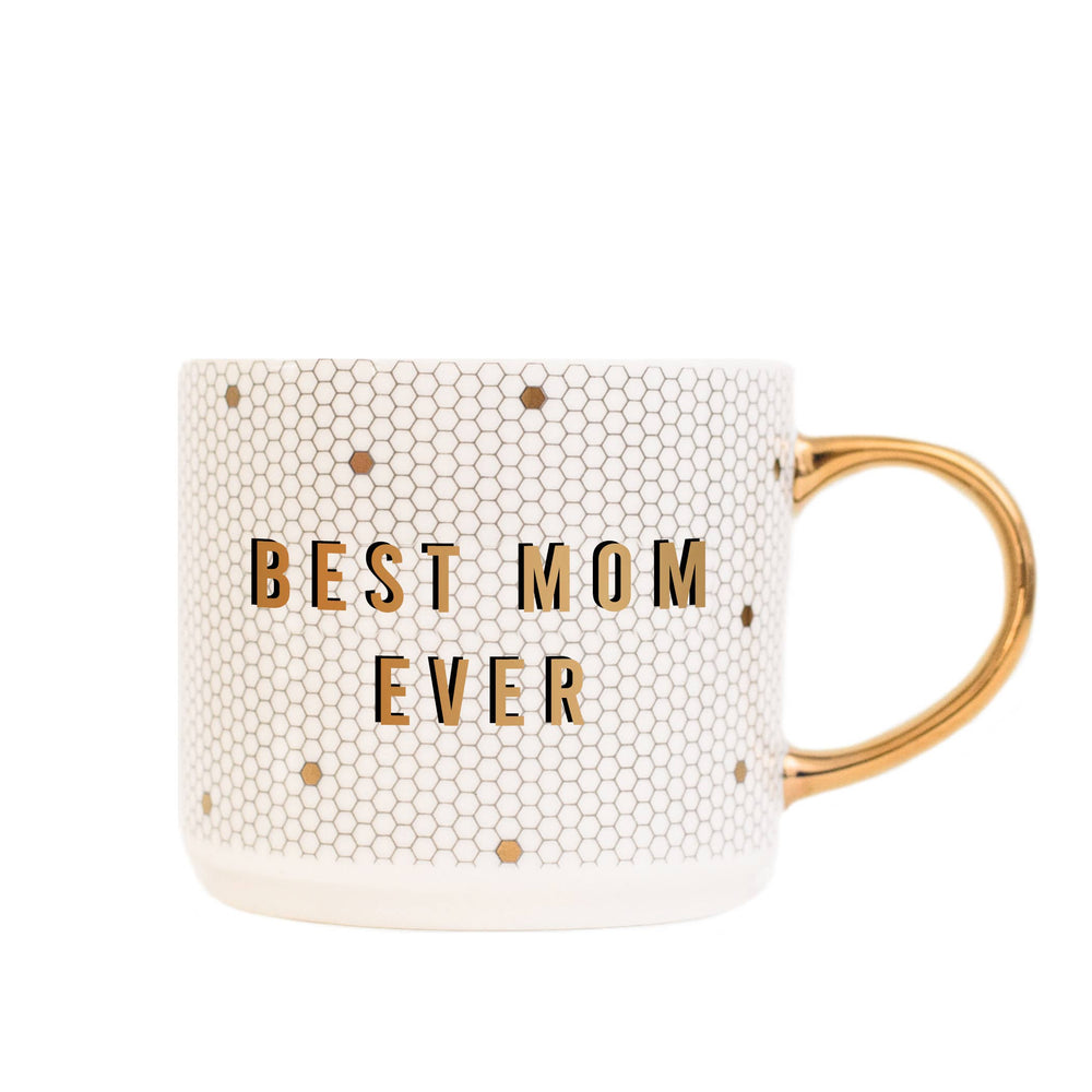 Sweet Water Decor - Best Mom Ever Tile Coffee Mug
