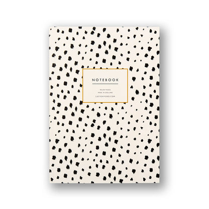 A5 Lined Notebook Dalmatian Animal Print