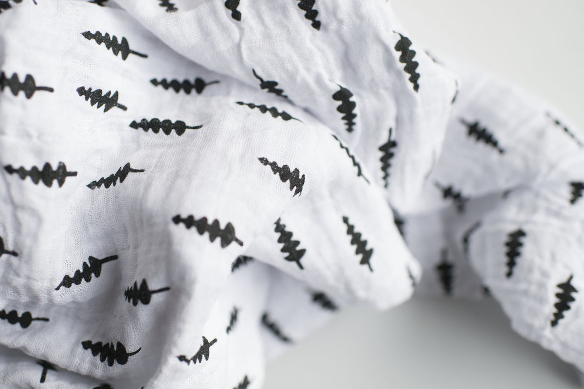 Trees Organic Swaddle | GOTS Certified Organic Cotton Muslin