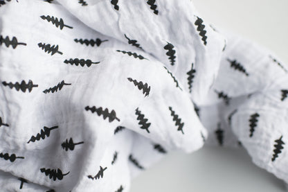 Trees Organic Swaddle | GOTS Certified Organic Cotton Muslin