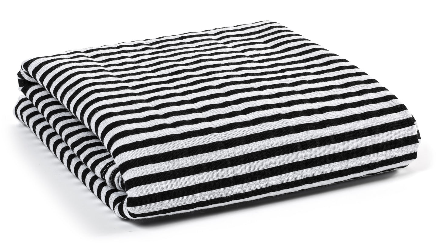 Stripes organic cotton muslin swaddle by Modern Burlap