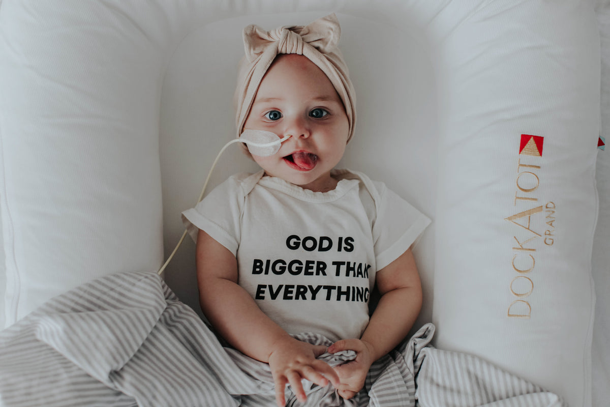 God is bigger than everything Short Sleeve Bodysuit