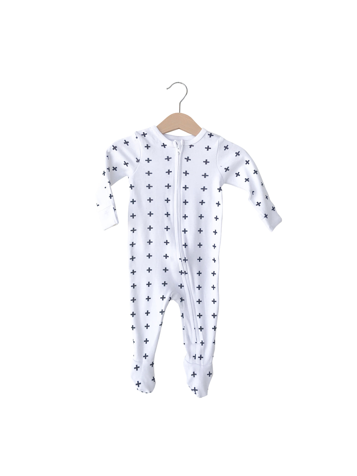 Organic Zip Footie | GOTS Certified Organic Cotton | Signature Prints
