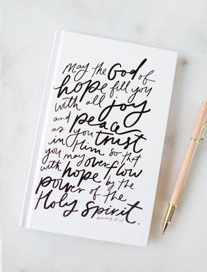 
                  
                    Load image into Gallery viewer, Hardcover Journal: May the God of hope: Default Title
                  
                