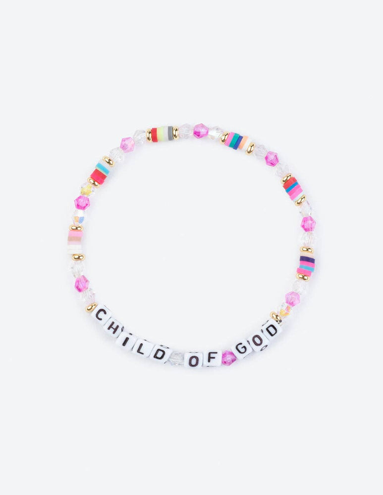 Child of God Letter Bracelet: Small
