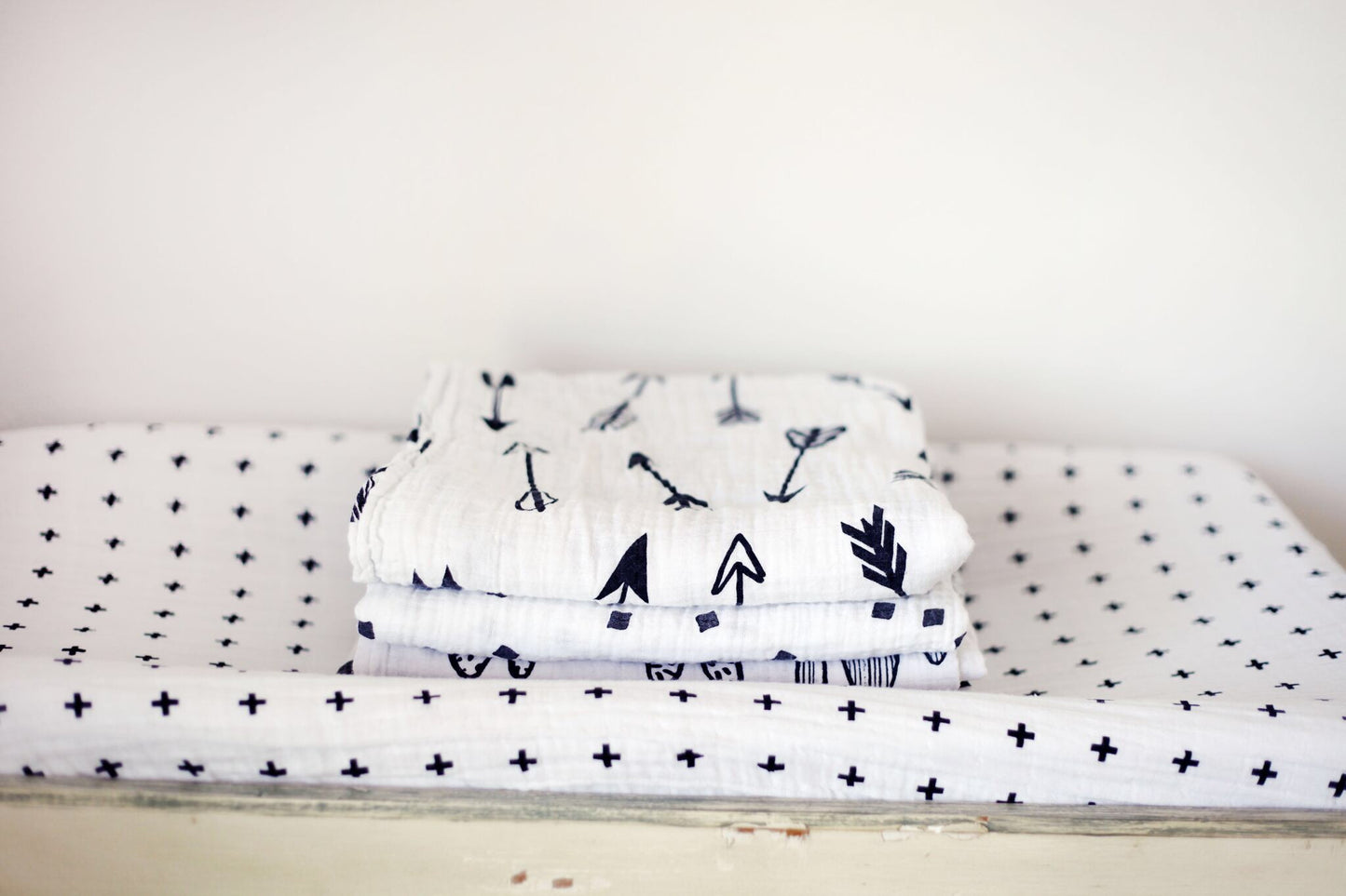 Swiss Cross Organic Changing Pad Cover